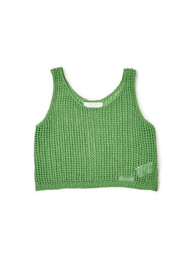 Net Sleeveless Top_Green - Recur,ecur - Modalova