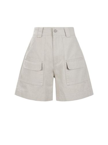 Cotton pocket shorts_stone - Recur,ecur - Modalova