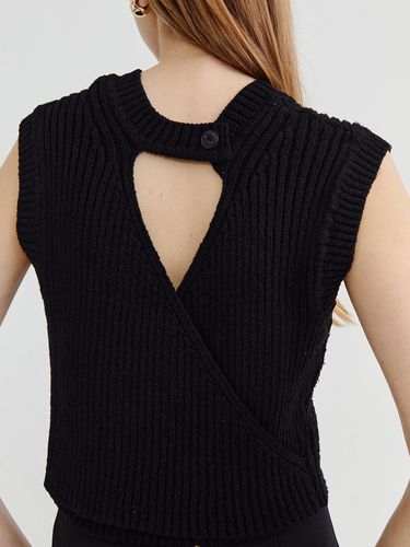 Low slit vest Black - Recur,ecur - Modalova