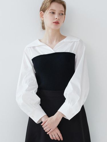 Bustier knit shirt - eune - Modalova