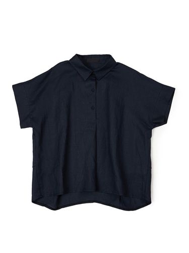 Linen Blouse_Navy - Recur,ecur - Modalova