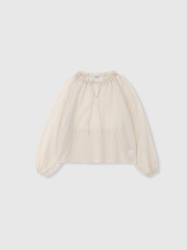 WASHED LIGHT COTTON BLOUSE_BEIGE - NIEEH - Modalova