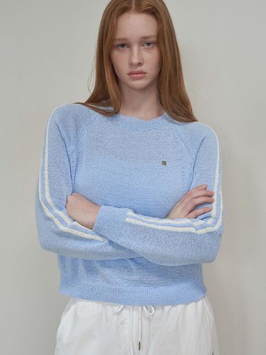 Preppy Summer Knit light blue - INJIACTIVE - Modalova