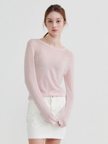 Wool round knit Light pink - Recur,ecur - Modalova