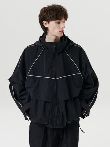 Scotch Line Tech Shell Parka (Black) - DNSR - Modalova