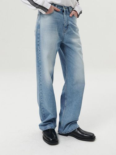 Marine Blue Brush Jeans - DNSR - Modalova