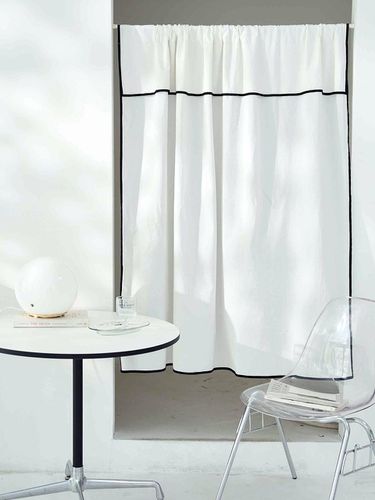 Bold Bias Balance Cotton Cover Curtain 2 Size - DECOVIEW - Modalova