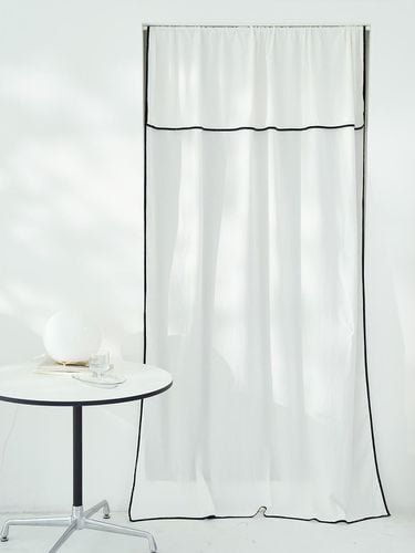 Bold Bias Balance Cotton Cover Curtain - DECOVIEW - Modalova