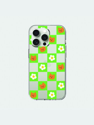 Checkerboard daisy [clear phone case] - theninemall - Modalova