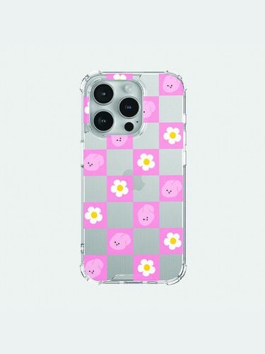 Checkerboard daisy windy phone case - theninemall - Modalova