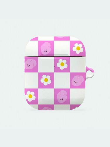 Checkerboard daisy windy [hard airpod case series] - theninemall - Modalova