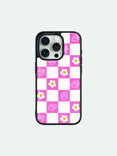 Checkerboard daisy windy [epoxy bumper case] - theninemall - Modalova