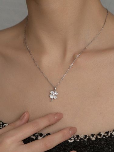 Silver925] Bukoleon Clover Necklace - TORTOISE - Modalova