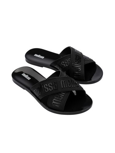 Woman M Rubber Slide Sandals Black - Melissa - Modalova