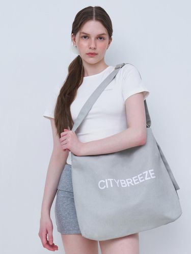 Essential Logo Big Eco Bag_LIGHT GREY - CITYBREEZE - Modalova