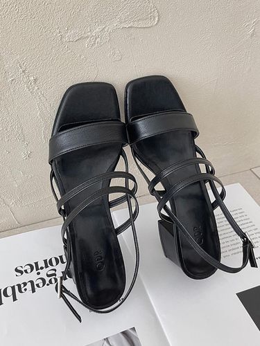 Vivid strap Sandals_black 5cm 240017 - ODR - Modalova