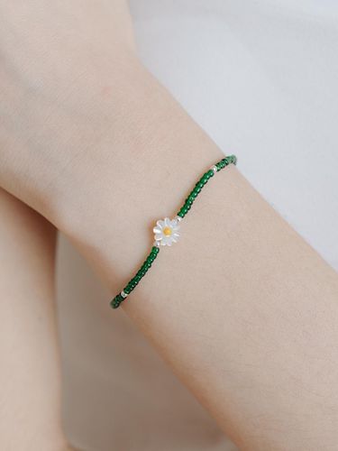 Silver925] Daisy Green Beads Bracelets - SCALETTO - Modalova