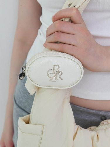 Symbol Logo Mini Keyring Bag_Beige - CITYBREEZE - Modalova