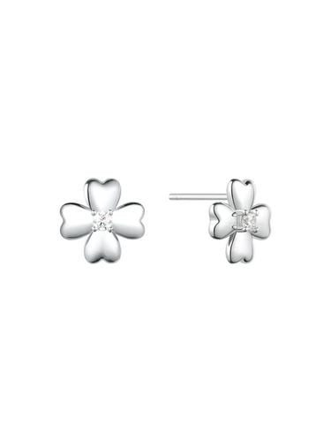 Silver Clover Earrings RA24B23J - ROSEMONT - Modalova