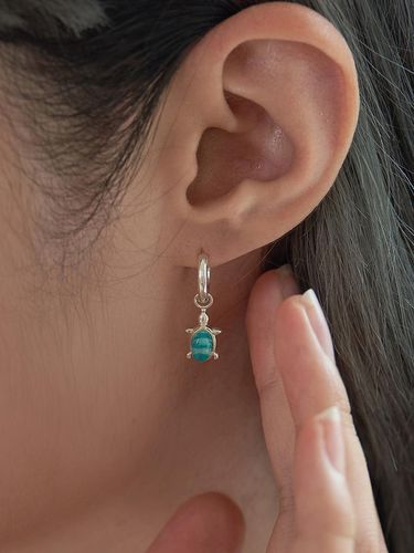 Amazonite Baby One Touch Earrings - OR D`OR - Modalova