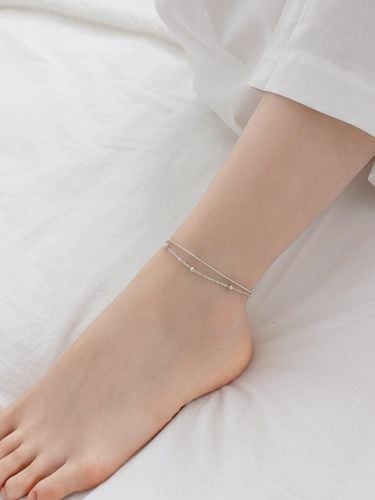 Fabiana 925 Silver Anklet - dmoment - Modalova