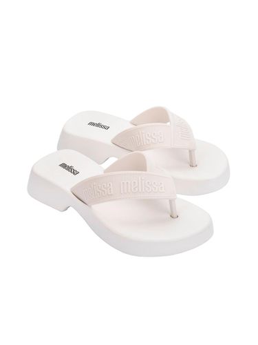 Woman Platform M Rubber Flip Flop White - Melissa - Modalova