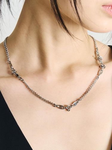 Unbalanced Sugical steel necklace - SCALETTO - Modalova