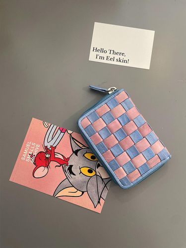 Checker board card wallet cotton candy - doublequotes - Modalova