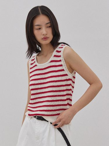 MARINE STRIPE KNIT SLEEVELESS (3colors) - MangoManyPlease - Modalova