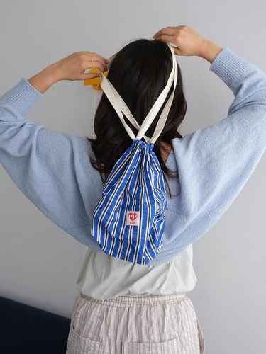 Daily Pouch Bag (Blue Stripe) - minmin - Modalova