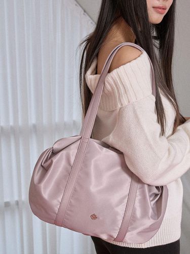 Aurora Shirring Duffle Bag_Lilac - Heeari - Modalova