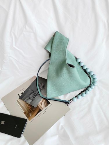 GREEN leather mini tote bag - THEHEE - Modalova