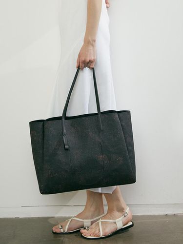 Blooming Shopper Bag_BLACK - ROROANCO - Modalova