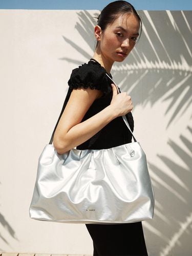 PLEATED SHOULDER BAG SILVER - RE RHEE - Modalova