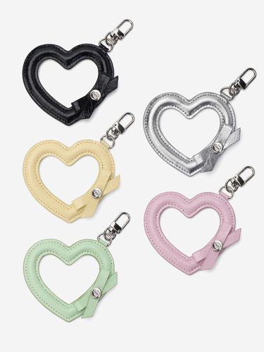 Exclusive] Heart Leather Keyring_5 COLORS - eee - Modalova