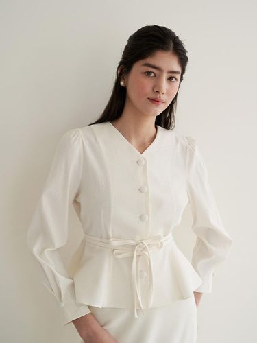 POEMPOEM BLOUSE_WHITE - flove - Modalova