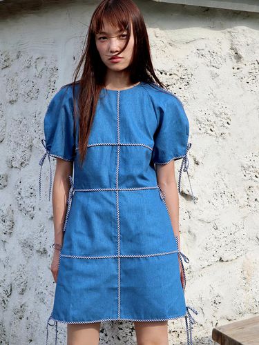 JOY Mini Dress-Blue - GAYEON LEE - Modalova