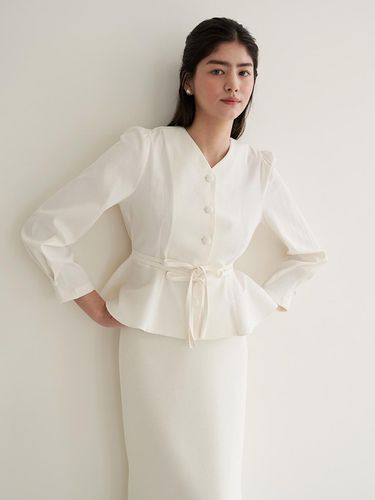 POEMPOEM BLOUSE_BEIGE - flove - Modalova