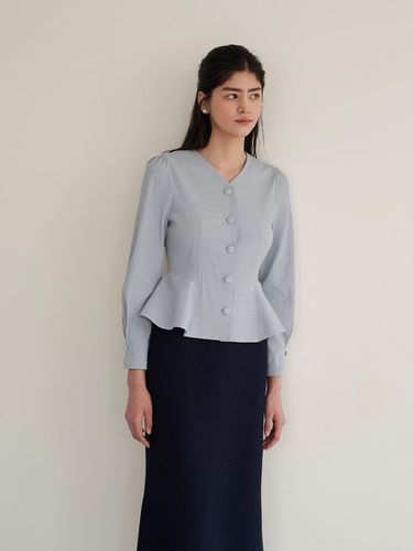 POEMPOEM BLOUSE_SKY BLUE - flove - Modalova