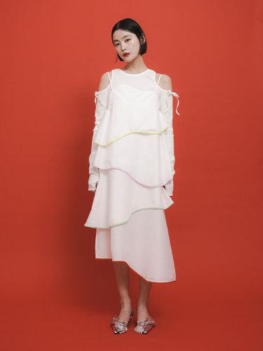 DANA Strappy Dress-White - GAYEON LEE - Modalova