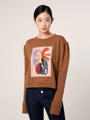 MOLLY Sweatshirt-Brown - GAYEON LEE - Modalova