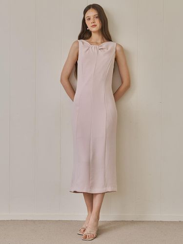 DRAPING NECK DRESS_PK - flove - Modalova