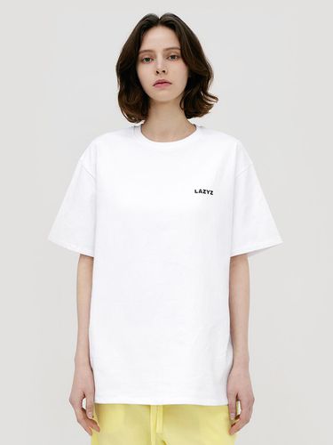 Classic Logo T-shirts - White - lazyz - Modalova