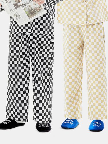 Chilling Pajama Long Pants (3colors) - lazyz - Modalova