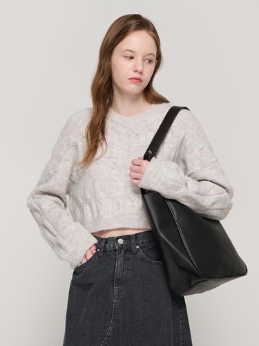 Button strap wool shoulder bag () - ROIDESROIS - Modalova