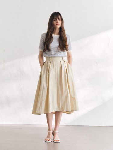 Brill pleats skirt [Beige] - BRILLE MONTHS - Modalova