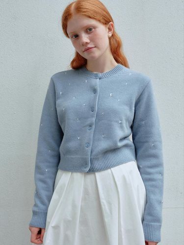 Cosmos Cashmere Cardigan (SKY BLUE) - TRWA - Modalova