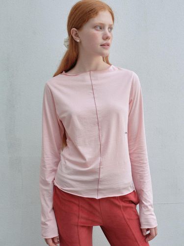 Slim Long Sleeve T-shirt (PINK) - TRWA - Modalova