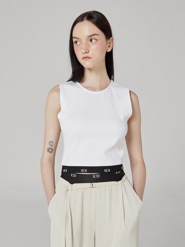 Logo Banding Sleeveless Cropped Top JYTS0200 - Jucy Judy - Modalova