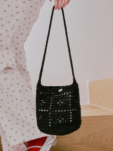 No.214 / Lily Metallic Crochet Bucket Bag _ - Slowslowly - Modalova